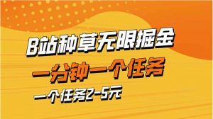 b站种草暴力掘金，一分钟一个任务，一个任务2-5元-全网第一网赚项目资源库-中赚网 & 中创网 & 冒泡网 & 福缘网 - 小本轻创业与优质加盟项目首选平台