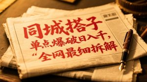 同城搭子群19.9单点爆破日入千,搭子组局月入万,全网最细拆解-全网第一网赚项目资源库-中赚网 & 中创网 & 冒泡网 & 福缘网 - 小本轻创业与优质加盟项目首选平台