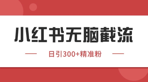 小红书只要你有同行就能获客，独家野路子获客玩法，暴力截流【揭秘】-全网第一网赚项目资源库-中赚网 & 中创网 & 冒泡网 & 福缘网 - 小本轻创业与优质加盟项目首选平台