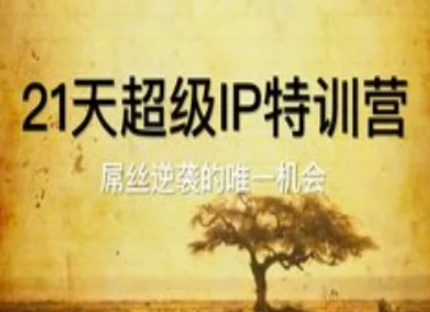 21天超级IP特训营，屌丝逆袭的唯一机会-全网第一网赚项目资源库-中赚网 & 中创网 & 冒泡网 & 福缘网 - 小本轻创业与优质加盟项目首选平台