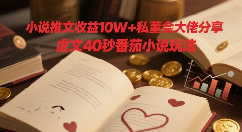 小说推文收益10W+私董会大佬分享，虐文40秒番茄小说玩法-全网第一网赚项目资源库-中赚网 & 中创网 & 冒泡网 & 福缘网 - 小本轻创业与优质加盟项目首选平台