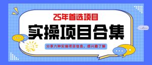 2025年实操六大项目实操演练,挂机类型,AI直播类型,轻资产创业类型,...-全网第一网赚项目资源库-中赚网 & 中创网 & 冒泡网 & 福缘网 - 小本轻创业与优质加盟项目首选平台