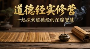 道德经实修营,一起探索道德经的深邃智慧-全网第一网赚项目资源库-中赚网 & 中创网 & 冒泡网 & 福缘网 - 小本轻创业与优质加盟项目首选平台