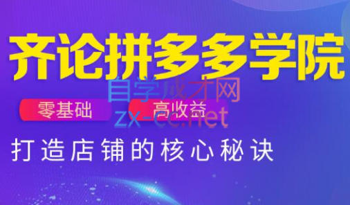 齐论拼多多vip课程-全网第一网赚项目资源库-中赚网 & 中创网 & 冒泡网 & 福缘网 - 小本轻创业与优质加盟项目首选平台