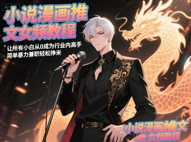 小说漫画推文女频教程，让所有小白从0成为行业内高手，简单暴力兼职轻松挣米-全网第一网赚项目资源库-中赚网 & 中创网 & 冒泡网 & 福缘网 - 小本轻创业与优质加盟项目首选平台
