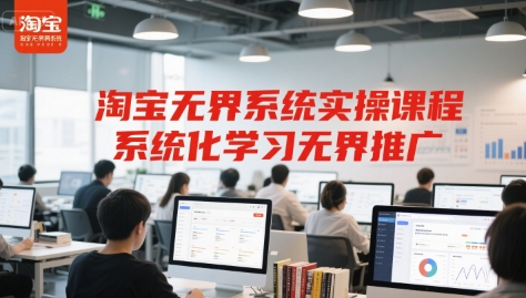 淘宝无界系统实操课程，系统化学习无界推广-全网第一网赚项目资源库-中赚网 & 中创网 & 冒泡网 & 福缘网 - 小本轻创业与优质加盟项目首选平台