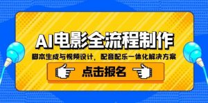 AI电影全流程制作,脚本生成与视频设计,配音配乐一体化解决方案-全网第一网赚项目资源库-中赚网 & 中创网 & 冒泡网 & 福缘网 - 小本轻创业与优质加盟项目首选平台