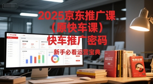 2025京东推广课(原快车课)解锁京东快车推广密码，新手必看运营宝典-全网第一网赚项目资源库-中赚网 & 中创网 & 冒泡网 & 福缘网 - 小本轻创业与优质加盟项目首选平台