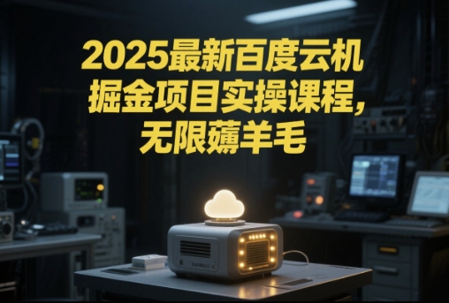 2025最新百度云机掘金项目实操课程单窗口保底5-10元月收益单窗口150+【揭秘】-全网第一网赚项目资源库-中赚网 & 中创网 & 冒泡网 & 福缘网 - 小本轻创业与优质加盟项目首选平台