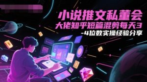 小说推文私董会大佬知乎短篇混剪每天3-4位数实操经验分享-全网第一网赚项目资源库-中赚网 & 中创网 & 冒泡网 & 福缘网 - 小本轻创业与优质加盟项目首选平台
