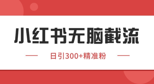 小红书截流同行客源，独家野路子获客玩法 日引200+暴力获客【揭秘】-全网第一网赚项目资源库-中赚网 & 中创网 & 冒泡网 & 福缘网 - 小本轻创业与优质加盟项目首选平台