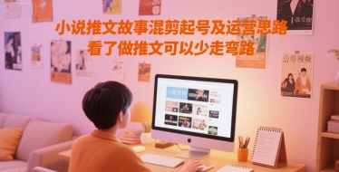 小说推文故事混剪起号及运营思路，看了做推文可以少走弯路-全网第一网赚项目资源库-中赚网 & 中创网 & 冒泡网 & 福缘网 - 小本轻创业与优质加盟项目首选平台