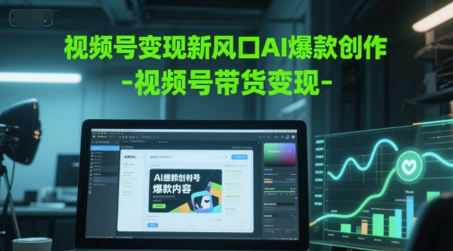视频号变现新风口AI爆款创作-视频号带货变现-全网第一网赚项目资源库-中赚网 & 中创网 & 冒泡网 & 福缘网 - 小本轻创业与优质加盟项目首选平台