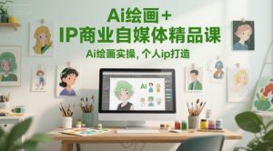 Ai绘画+IP商业自媒体精品课,Ai绘画实操,个人ip打造-全网第一网赚项目资源库-中赚网 & 中创网 & 冒泡网 & 福缘网 - 小本轻创业与优质加盟项目首选平台
