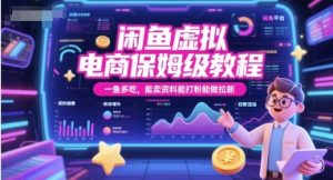 闲鱼虚拟电商保姆级教程，一鱼多吃，能卖资料能打粉能做拉新-全网第一网赚项目资源库-中赚网 & 中创网 & 冒泡网 & 福缘网 - 小本轻创业与优质加盟项目首选平台