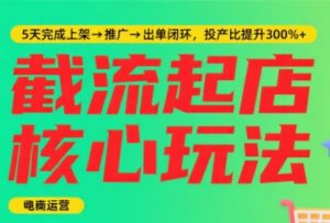 淘宝截流快速起店玩法,掌握暴力快速起店的流程-全网第一网赚项目资源库-中赚网 & 中创网 & 冒泡网 & 福缘网 - 小本轻创业与优质加盟项目首选平台