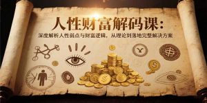 人性财富解码课6.0：深度解析人性弱点与财富逻辑，理论到落地完整解决方案-全网第一网赚项目资源库-中赚网 & 中创网 & 冒泡网 & 福缘网 - 小本轻创业与优质加盟项目首选平台