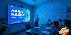 大健康AI流量增长课8.0,赛道定位方法论,AI数字人内容生产,私域转化运营-全网第一网赚项目资源库-中赚网 & 中创网 & 冒泡网 & 福缘网 - 小本轻创业与优质加盟项目首选平台