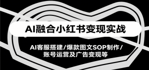 AI融合小红书变现实战课,AI客服搭建/爆款图文SOP制作/账号运营及广告变现等-全网第一网赚项目资源库-中赚网 & 中创网 & 冒泡网 & 福缘网 - 小本轻创业与优质加盟项目首选平台