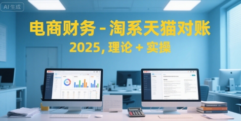 电商财务-淘系天猫对账2025，理论+实操-全网第一网赚项目资源库-中赚网 & 中创网 & 冒泡网 & 福缘网 - 小本轻创业与优质加盟项目首选平台