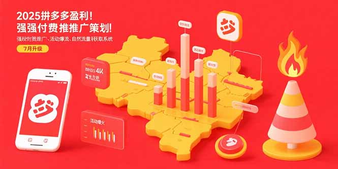 2025拼多多盈利地图：强付费推广策略/活动爆流/自然流量获取系统(7月更新-全网第一网赚项目资源库-中赚网 & 中创网 & 冒泡网 & 福缘网 - 小本轻创业与优质加盟项目首选平台