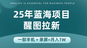25年蓝海赛道，醒图APP拉新，一部手机一天轻松500+-全网第一网赚项目资源库-中赚网 & 中创网 & 冒泡网 & 福缘网 - 小本轻创业与优质加盟项目首选平台