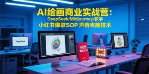 AI绘画商业实战营:DeepSeek/Midjourney/教学 小红书爆款SOP 声音克隆技术-全网第一网赚项目资源库-中赚网 & 中创网 & 冒泡网 & 福缘网 - 小本轻创业与优质加盟项目首选平台