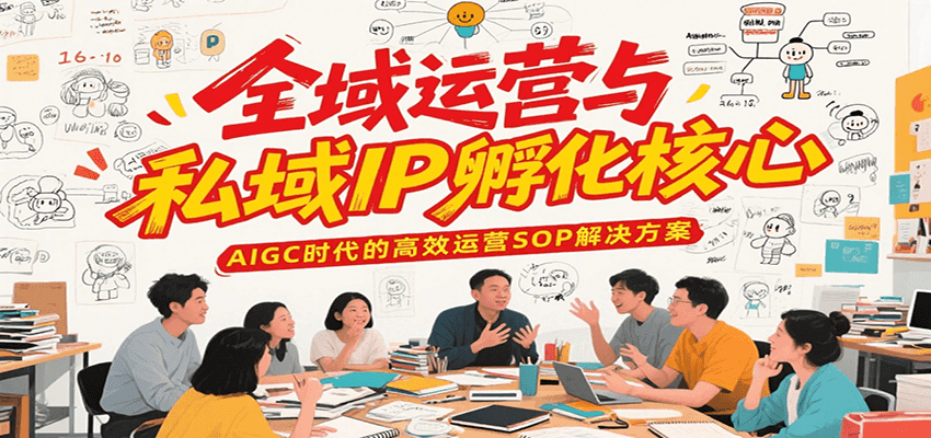 全域运营与私域IP孵化核心，AIGC时代的高效运营SOP解决方案-全网第一网赚项目资源库-中赚网 & 中创网 & 冒泡网 & 福缘网 - 小本轻创业与优质加盟项目首选平台