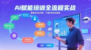 AI赋能培训全流程实站，覆盖培训全场景，打通 Al培训全链路-全网第一网赚项目资源库-中赚网 & 中创网 & 冒泡网 & 福缘网 - 小本轻创业与优质加盟项目首选平台