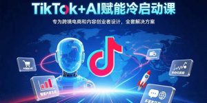TikTok+AI赋能冷启动课:专为跨境电商和内容创业者设计,全套解决方案-全网第一网赚项目资源库-中赚网 & 中创网 & 冒泡网 & 福缘网 - 小本轻创业与优质加盟项目首选平台