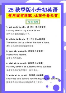 【2025秋新版】小升初英语常用固定搭配-全网第一网赚项目资源库-中赚网 & 中创网 & 冒泡网 & 福缘网 - 小本轻创业与优质加盟项目首选平台