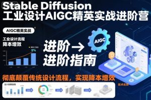 Stable Diffusion工业设计AIGC精英实战进阶营,彻底颠覆传统设计流程,实现降本增效-全网第一网赚项目资源库-中赚网 & 中创网 & 冒泡网 & 福缘网 - 小本轻创业与优质加盟项目首选平台