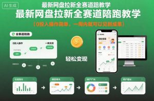 最新网盘拉新全赛道陪跑教学,0投入操作简单,一周内就可以见到成果-全网第一网赚项目资源库-中赚网 & 中创网 & 冒泡网 & 福缘网 - 小本轻创业与优质加盟项目首选平台