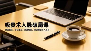 吸贵术人脉破局课，价值展示、信任建立、资源绑定，突破圈层年入百万-全网第一网赚项目资源库-中赚网 & 中创网 & 冒泡网 & 福缘网 - 小本轻创业与优质加盟项目首选平台