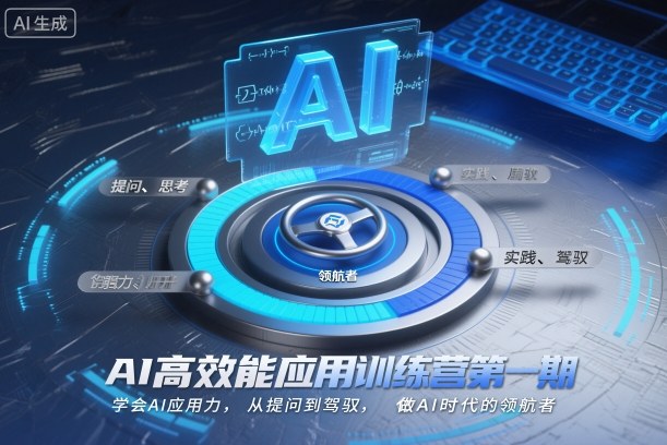 AI高效能应用训练营第一期，学会AI应用力，从提问到驾驭，做AI时代的领航者-全网第一网赚项目资源库-中赚网 & 中创网 & 冒泡网 & 福缘网 - 小本轻创业与优质加盟项目首选平台