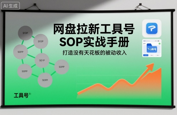 网盘拉新工具号SOP实战手册，打造没有天花板的被动收入-全网第一网赚项目资源库-中赚网 & 中创网 & 冒泡网 & 福缘网 - 小本轻创业与优质加盟项目首选平台