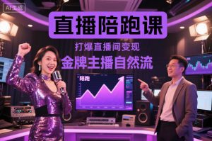 直播陪跑课，金牌主播自然流打爆直播间，复制高变现玩法-全网第一网赚项目资源库-中赚网 & 中创网 & 冒泡网 & 福缘网 - 小本轻创业与优质加盟项目首选平台