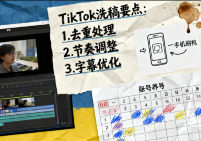 TikTok洗稿剪辑全流程课-全网第一网赚项目资源库-中赚网 & 中创网 & 冒泡网 & 福缘网 - 小本轻创业与优质加盟项目首选平台