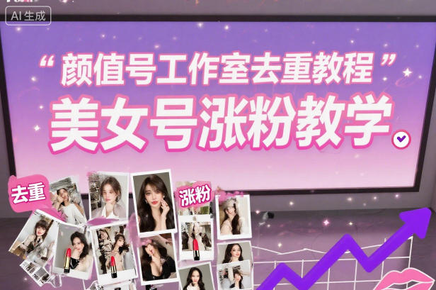 颜值号工作室去重教程，美女号涨粉教学-全网第一网赚项目资源库-中赚网 & 中创网 & 冒泡网 & 福缘网 - 小本轻创业与优质加盟项目首选平台