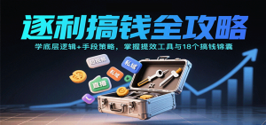 逐利搞钱全攻略：学底层逻辑+手段策略，掌握提效工具与18个搞钱锦囊(更新11月)-全网第一网赚项目资源库-中赚网 & 中创网 & 冒泡网 & 福缘网 - 小本轻创业与优质加盟项目首选平台