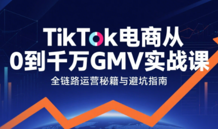 三千老师·TikTok电商从0到千万GMV实战课(更新)-全网第一网赚项目资源库-中赚网 & 中创网 & 冒泡网 & 福缘网 - 小本轻创业与优质加盟项目首选平台