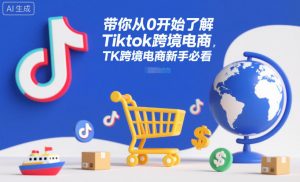 带你从0开始了解Tiktok跨境电商，TK跨境电商新手必看-全网第一网赚项目资源库-中赚网 & 中创网 & 冒泡网 & 福缘网 - 小本轻创业与优质加盟项目首选平台