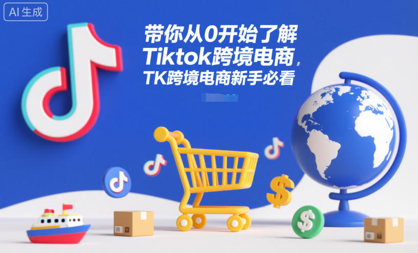 带你从0开始了解Tiktok跨境电商，TK跨境电商新手必看-全网第一网赚项目资源库-中赚网 & 中创网 & 冒泡网 & 福缘网 - 小本轻创业与优质加盟项目首选平台
