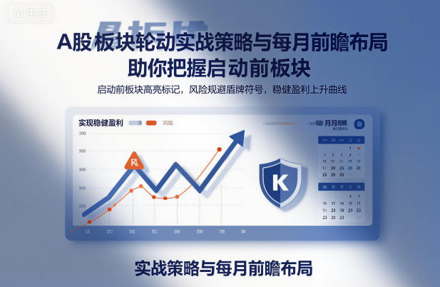 A股板块轮动实战策略与每月前瞻布局，助你把握启动前板块，规避风险，实现稳健盈利-全网第一网赚项目资源库-中赚网 & 中创网 & 冒泡网 & 福缘网 - 小本轻创业与优质加盟项目首选平台