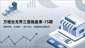 万相台无界三层操盘课-75期,销量布局、分层推广、投产优化,构建盈利店铺系统-全网第一网赚项目资源库-中赚网 & 中创网 & 冒泡网 & 福缘网 - 小本轻创业与优质加盟项目首选平台