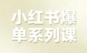 小红书爆单系列课，聚焦小红书电商全链路增长(更新)-全网第一网赚项目资源库-中赚网 & 中创网 & 冒泡网 & 福缘网 - 小本轻创业与优质加盟项目首选平台
