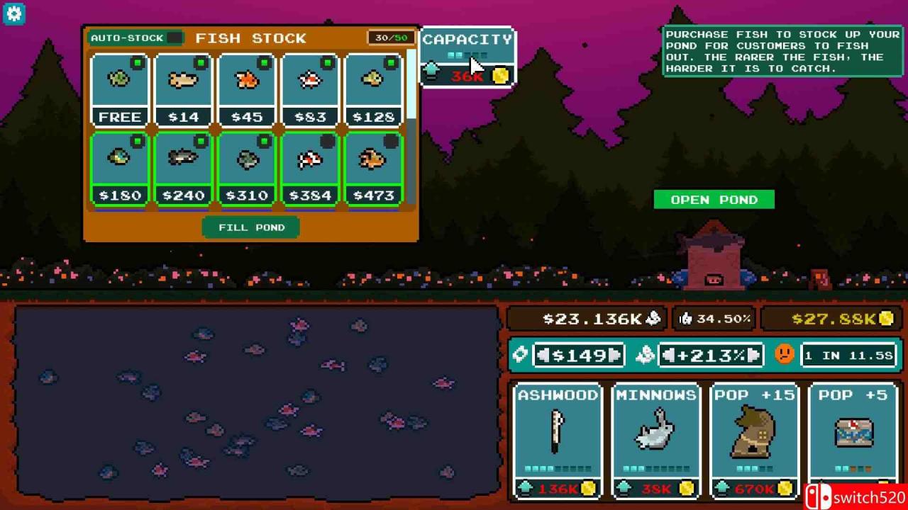 《口袋放置：钓鱼池塘（Pocket Idler: Fishing Pond）》Build 14538474 [英文]