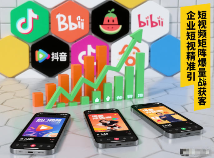 企业短视频精准引流矩阵获客，短视频矩阵爆量战法-全网第一网赚项目资源库-中赚网 & 中创网 & 冒泡网 & 福缘网 - 小本轻创业与优质加盟项目首选平台