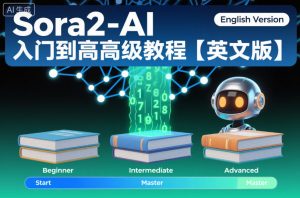 Sora2-AI入门到高级教程【英文版】-全网第一网赚项目资源库-中赚网 & 中创网 & 冒泡网 & 福缘网 - 小本轻创业与优质加盟项目首选平台