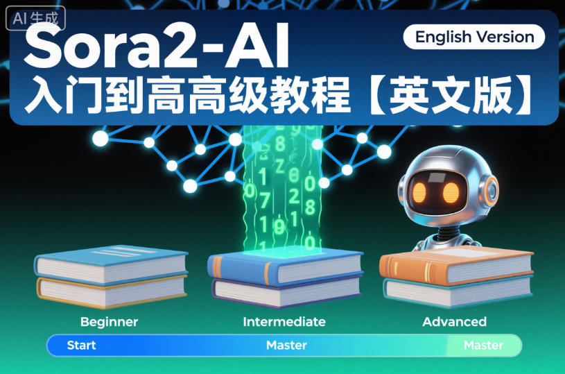 Sora2-AI入门到高级教程【英文版】-全网第一网赚项目资源库-中赚网 & 中创网 & 冒泡网 & 福缘网 - 小本轻创业与优质加盟项目首选平台